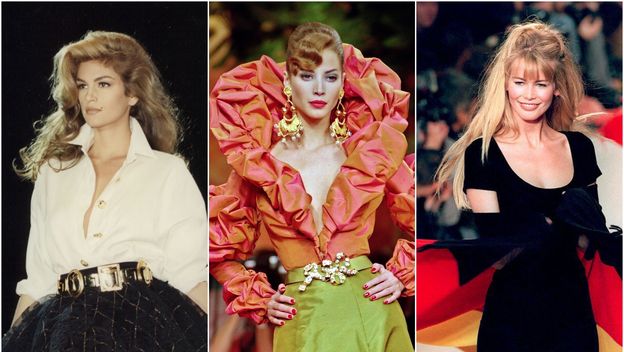 Cindy Crawford, Christy Turlington i Claudia Schiffer