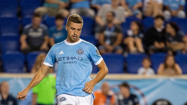 Latinovich dok je igrao za New York City FC