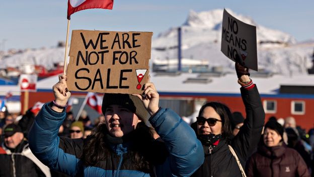 Prosvjednici na Grenlandu