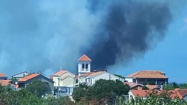 Požar u Novom Bokanjcu u Zadru