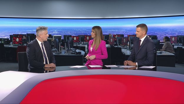 Ivan Güttler i voditelji Dnevnika Nove TV