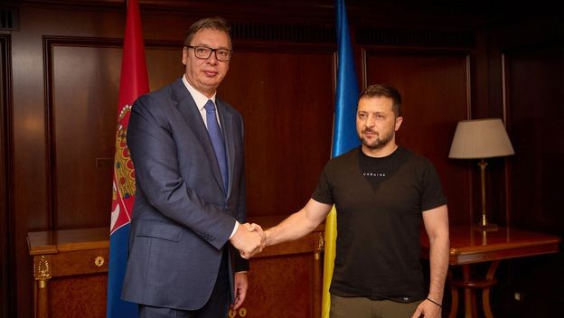 Aleksandar Vučić i Volodimir Zelenski