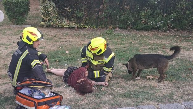 Zagrebački vatrogasci spasili mladu ženu