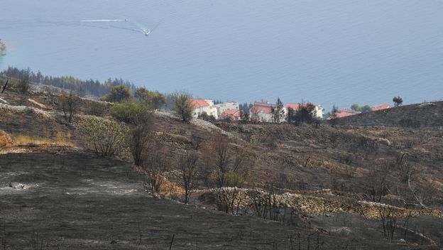 Posljedice požara na omiškom području