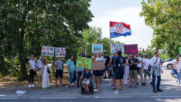 Prosvjednici u Gospiću - 4