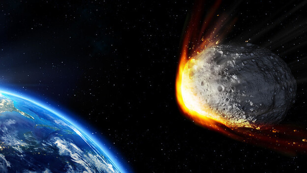 Asteroid prijeti Zemlji, ilustracija