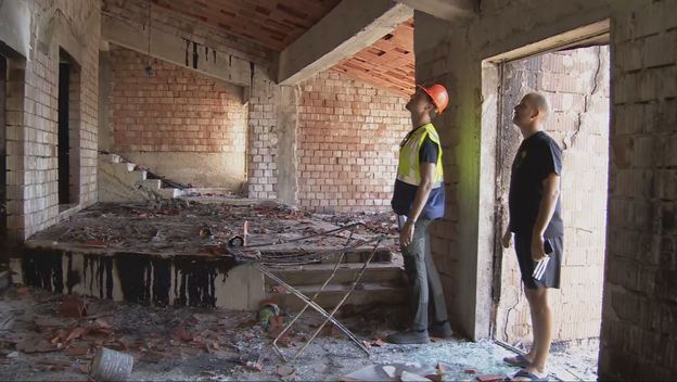 Popisivanje štete od požara u Omišu - 2