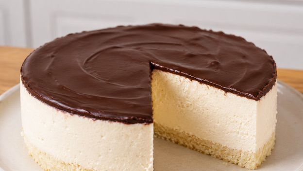 Proteinski zamrznuti cheesecake s maslacem od kikirikija