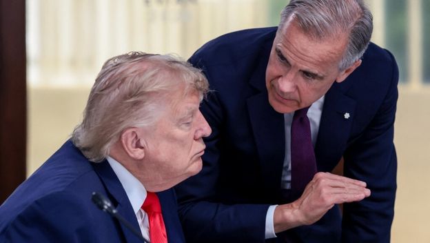Donald Trump i Mark Carney