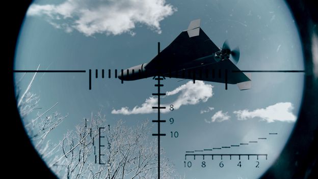 Dron, ilustracija