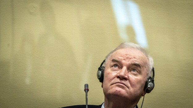 Ratko Mladić tijekom suđenja u Haagu