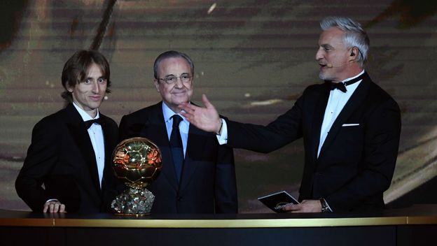 Luka Modrić i Florentino Perez (Foto: AFP)