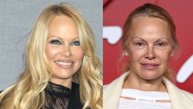 Pamela Anderson sa i bez šminke