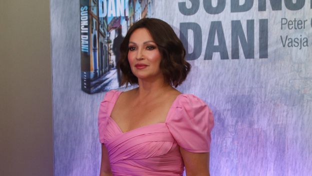 Nina Badrić na promociji knjige 'Sudnji dan'
