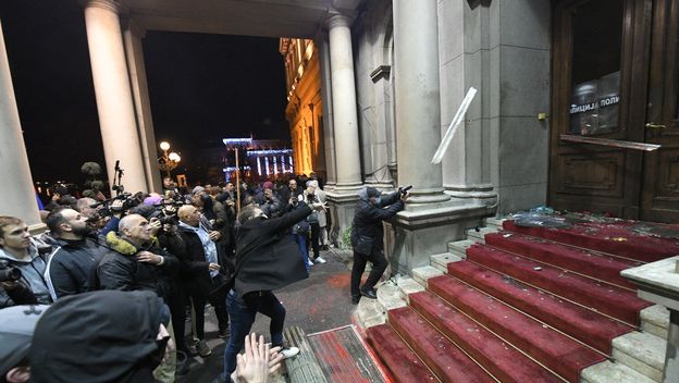 Prosvjed u Beogradu, 24.12.2023. - 6