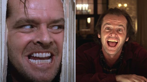 Jack Nicholson u ulozi Jacka Torrencea u filmu Isijavanje (The Shining)