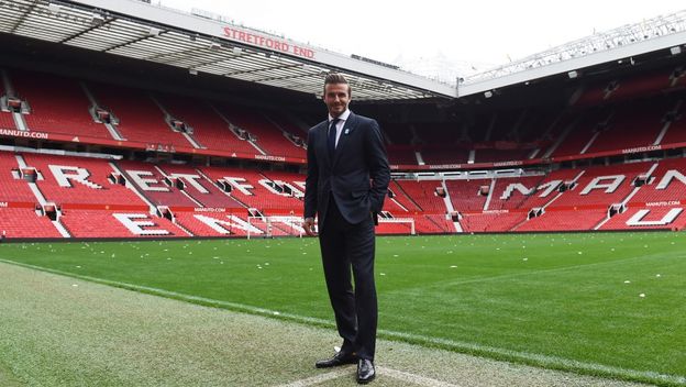 David Beckham na Old Traffordu