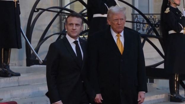 Emmanuel Macron i Donald Trump