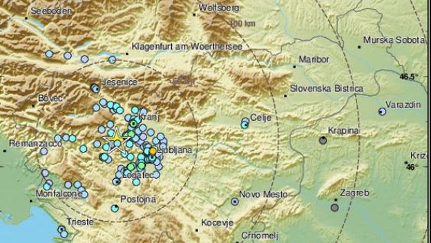 Potres u Sloveniji