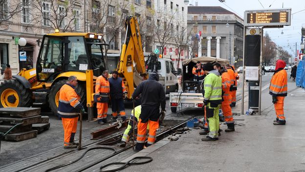 Zastoj tramvaja u Draškovićevoj - 5