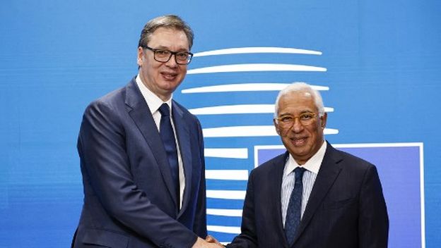 Aleksandar Vučić i Antonio Costa