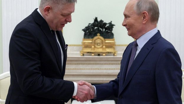 Robert Fico i Vladimir Putin