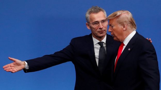 Jens Stoltenberg i Donald Trump