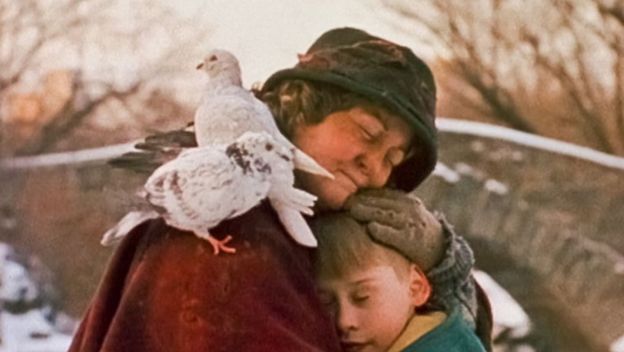 Brenda Fricker i Macaulay Culkin