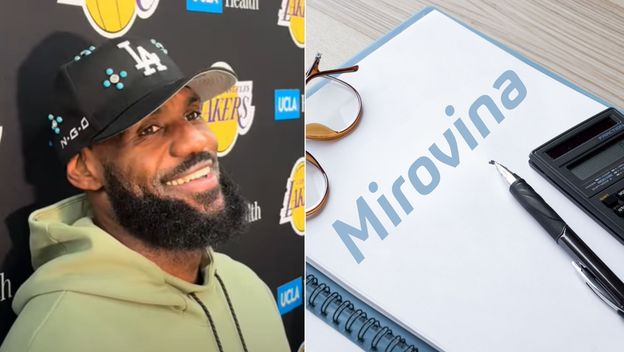 NBA košarkaš LeBron James na konferenciji za novinare i plan za mirovinu