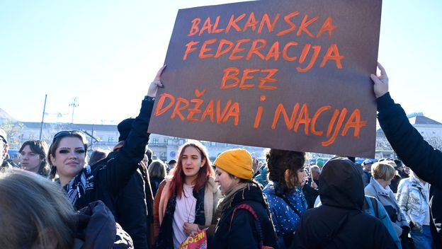 Antifašistički marš u Zagrebu