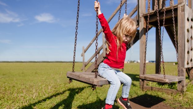 Dijete na ljuljački