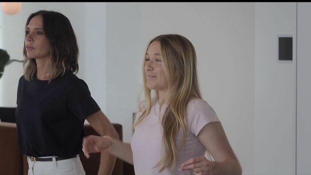 Victoria i Harper Beckham - 1