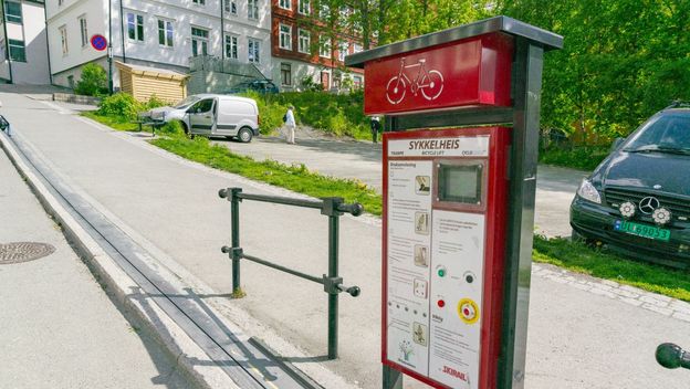 Biciklistički lift u Trondheimu - 6