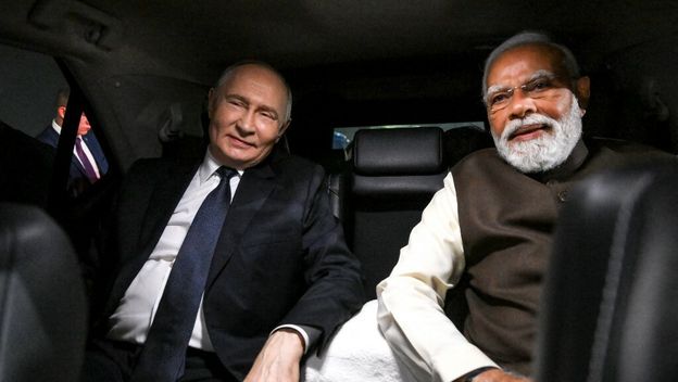 Vladimir Putin i Narendra Modi