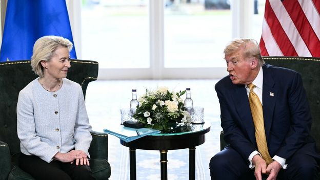 Ursula von der Leyen i Donald Trump