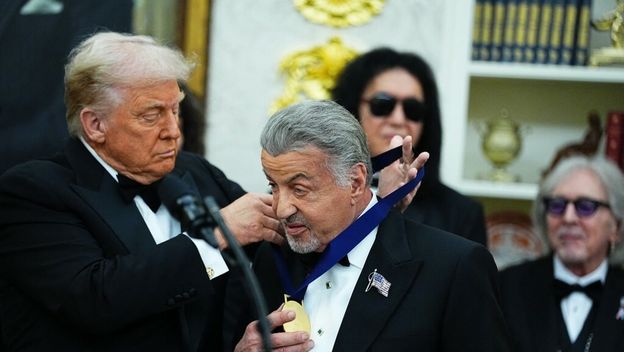 Donald Trump i Sylverster Stallone - 2