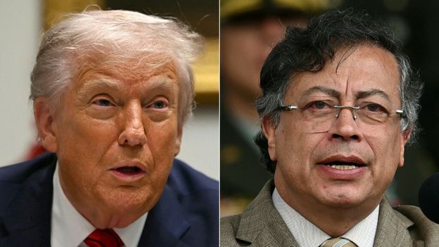 Donald Trump i Gustavo Petro