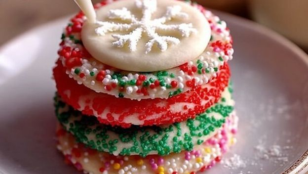 Slojeviti božićni keksi