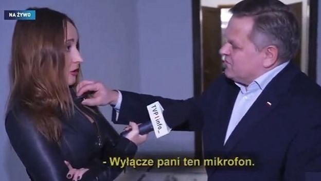 Poljska novinarka i zastupnik stranke Pravo i pravda