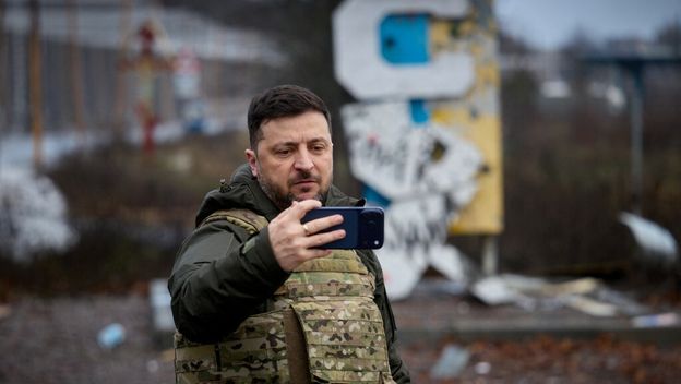 Volodimir Zelenski, predsjednik Ukrajine