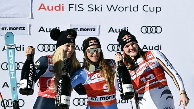 Vonn, Aicher i Goggia