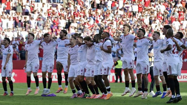 Slavlje igrača Seville