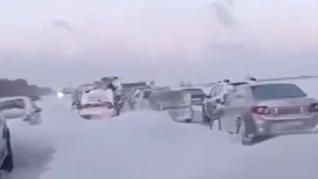 Snježna oluja u Rusiji