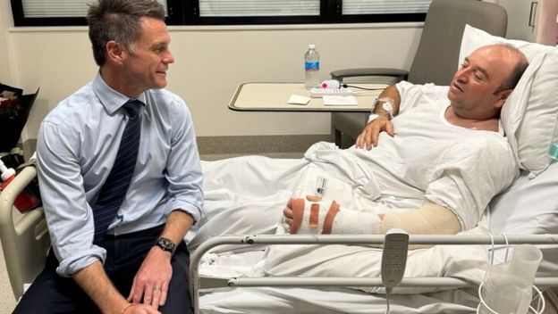 Ahmed al Ahmed i premijer Novog Južnog Walesa Chris Minns