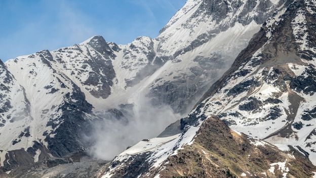 Ledenjak u švicarskim Alpama