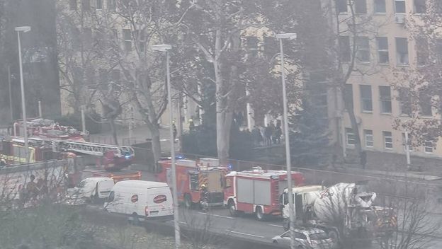 Požar na Veterinarskom fakultetu