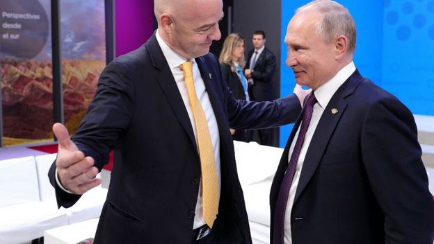 Gianni Infantino i Vladimir Putin