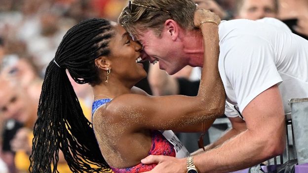 Tara David-Woodhall i Hunter Woodhall