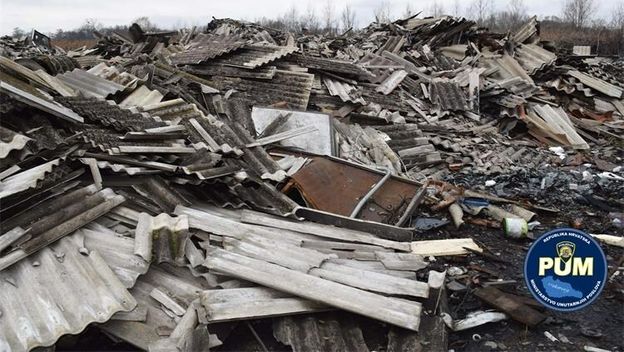 Nezakonito odlagalište salonitnih ploča