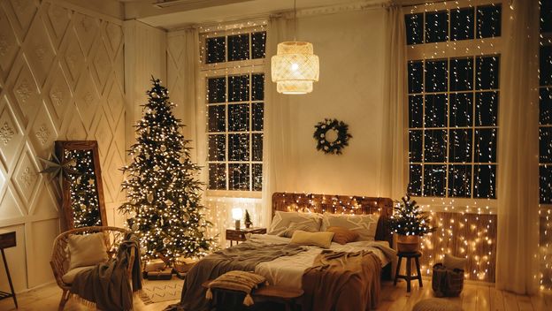 Tople bijele lampice stvaraju intimnu atmosferu u domu